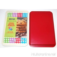casaWare Ceramic Coated NonStick Cookie/Jelly Roll Pan (11 X 17-Inch  Cream/Red) - B00HXXUA1G